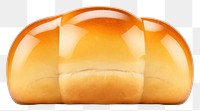 PNG Hand Blown Glass Bread shape bread food white background.