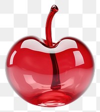 PNG Hand Blown Glass cherry shape fruit glass food.