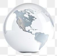 PNG Globe Icon transparent sphere planet.