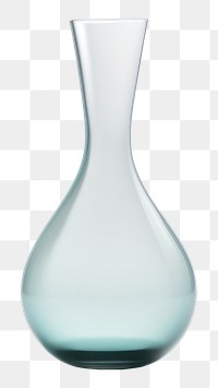 PNG Vase shape glass vase transparent.