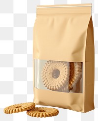 PNG Paper bag packaging cookie food confectionery.