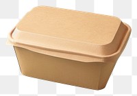 PNG Paper lunchbox mockup simplicity container cardboard.