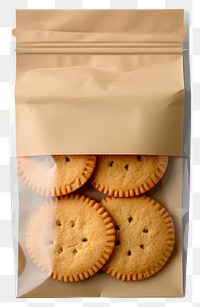PNG Paper bag packaging cookie food freshness.
