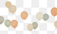 PNG  Balloon background backgrounds celebration anniversary. AI generated Image by rawpixel.