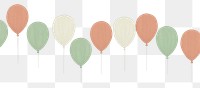 PNG  Balloon background backgrounds drawing transportation. AI generated Image by rawpixel.