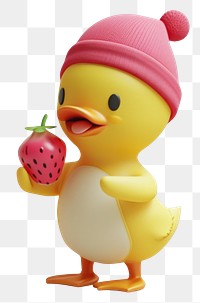 PNG Cute duck cake dessert food. AI generated Image by rawpixel.