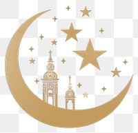 PNG Minimal ramadan background moon astronomy night. AI generated Image by rawpixel.