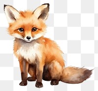 PNG Cute fox wildlife animal mammal. AI generated Image by rawpixel.
