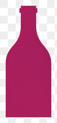 PNG  Wine bottle icon drink refreshment container.