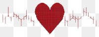 PNG  A heart with heart beat EKG graph backgrounds technology blackboard. AI generated Image by rawpixel.