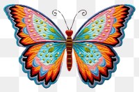PNG Beide butterfly pattern animal art.