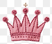 PNG Crown embroidery textile jewelry.