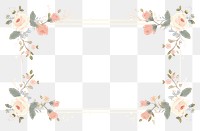 PNG  Rose border frame backgrounds pattern flower. AI generated Image by rawpixel.