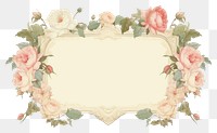 PNG  Rose border frame pattern flower plant. AI generated Image by rawpixel.