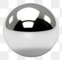 PNG Planet Chrome material sphere white background accessories.