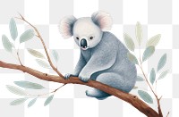 PNG  Koala wildlife sitting animal. AI generated Image by rawpixel.