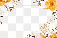 PNG Flower border frame backgrounds pattern fragility. AI generated Image by rawpixel.