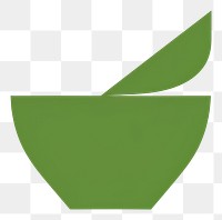 PNG  Green tea icon symbol bowl logo.