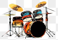PNG Jazz drum drums percussion white background. AI generated Image by rawpixel.