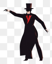 PNG Magician adult white background silhouette. AI generated Image by rawpixel.