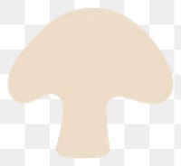 PNG  Mushroom icon fungus logo vegetable.