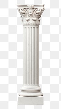 PNG Old classical greek column architecture colonnade sculpture