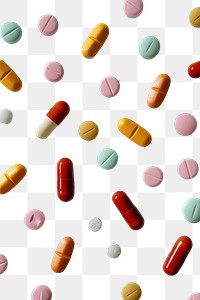 PNG Pills and vitamin backgrounds capsule blue. 