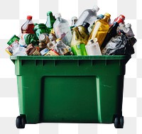PNG Recycle bin garbage container abundance. AI generated Image by rawpixel.