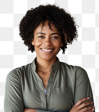 PNG  Black woman smiling adult smile.