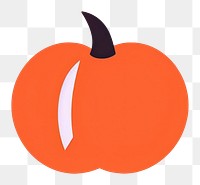 PNG  Pumpkin icon food anthropomorphic jack-o'-lantern.
