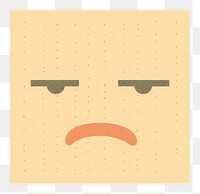 PNG  Annoyed face emoji anthropomorphic representation creativity. AI generated Image by rawpixel.