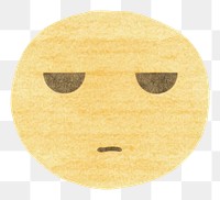 PNG  Confused emoji white background anthropomorphic creativity. AI generated Image by rawpixel.