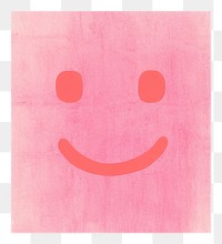 PNG  Happy pink face emoji backgrounds anthropomorphic creativity. AI generated Image by rawpixel.