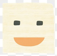 PNG Shy face emoji white background anthropomorphic creativity. 