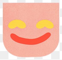 PNG  Wink face emoji white background anthropomorphic representation. AI generated Image by rawpixel.