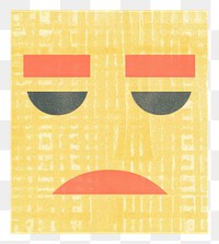 PNG  Woozy face emoji backgrounds symbol white background. AI generated Image by rawpixel.