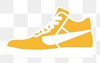 PNG  Sneakers icon footwear shoe clothing.
