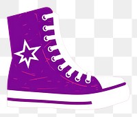 PNG  Sneakers icon footwear shoe shoelace.