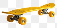 PNG  Yellow skate board skateboard skateboarding skateboarder.
