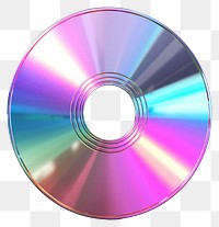 PNG Cd iridescent metal white background technology