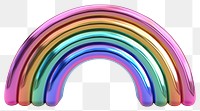 PNG Rainbow icon iridescent purple white background refraction