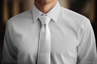 Necktie png mockup, transparent design