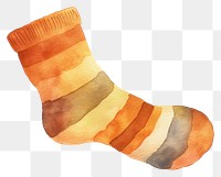 PNG  Sock creativity clothing striped. AI generated Image by rawpixel.