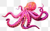 PNG Octopus animal marine purple. 