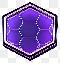 PNG Light hexagon purple technology lighting.