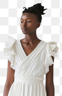 PNG  Evening gown dress portrait standing fashion.