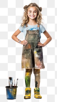PNG Painter footwear costume child. AI generated Image by rawpixel.