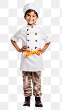 PNG Baker chef costume uniform child. AI generated Image by rawpixel.