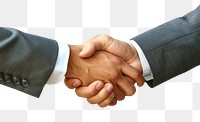 PNG Photo of shaking hands handshake cooperation agreement.