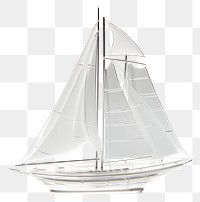 PNG  Sailing boat sailboat vehicle sailing.